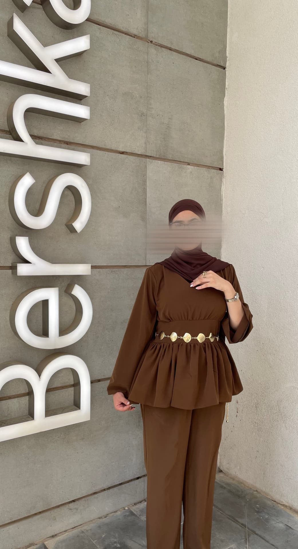 Ensemble marron